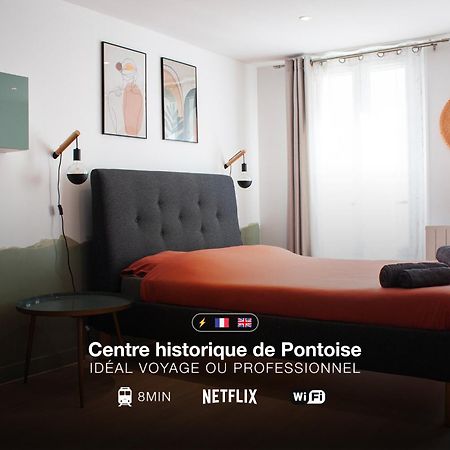 Studio Cosy En Plein Coeur Historique De Pontoise Appartement Buitenkant foto