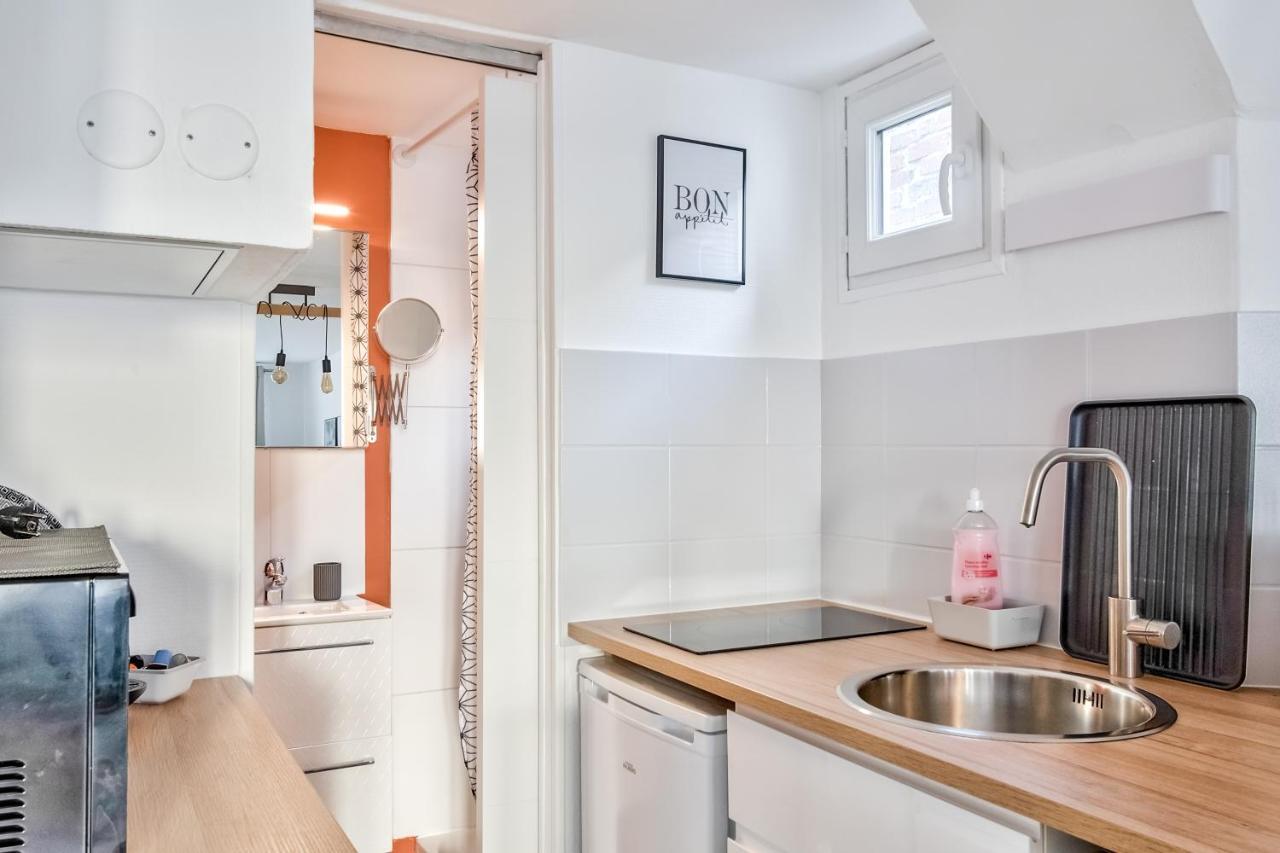 Studio Cosy En Plein Coeur Historique De Pontoise Appartement Buitenkant foto